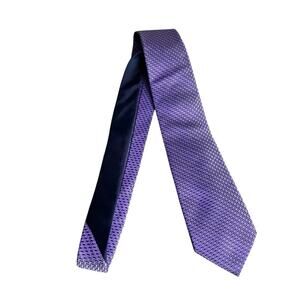 Tommy Hilfiger 100% Silk Purple & Blue Tie